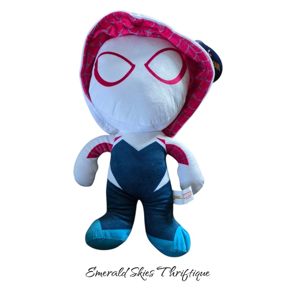 Ghost Spider Plush Stuffed Toy 9 inch Spider- Gwen Marvel Spider Man free ship